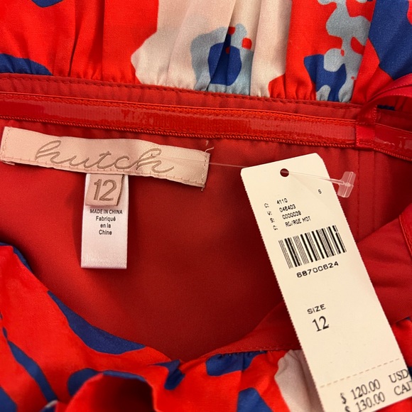 NWT Anthropologie Hutch Strapless Floral Ruffle Top - Picture 11 of 12